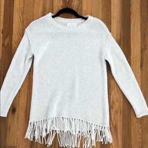 Velvet by Graham and Spencer Fringe Sweater